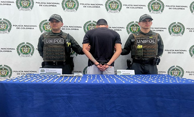 Detenido en flagrancia por porte ilegal de arma de fuego en operativo policial