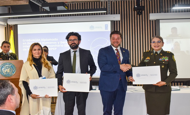 Entrega de diplomas.