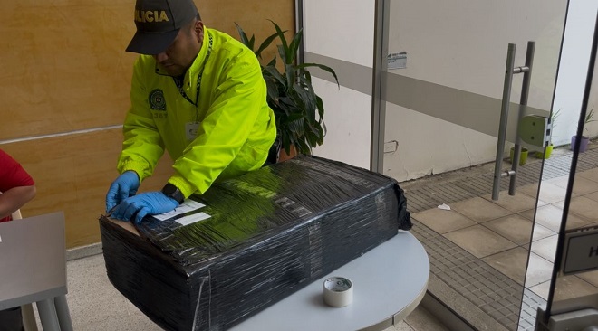 Estupefaciente transportado en modo ocultamiento