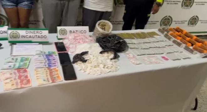 Estupefacientes, dinero y celulares incautados