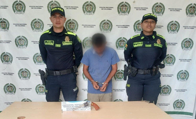 Alias “Rapi” fue capturado con arma ilegal en el barrio Nuevo