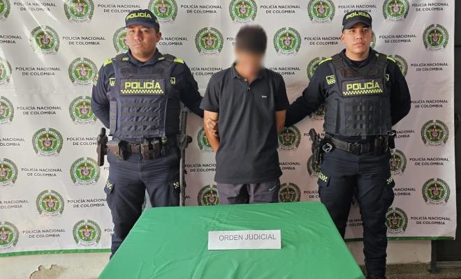 La Policía Nacional captura a un hombre por homicidio agravado en tentativa en Pailitas, Cesar
