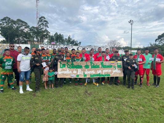 Unidos por la reconciliación: la paz se juega en equipo