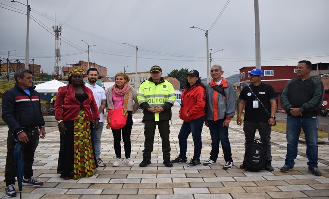 Foto con la comunidad