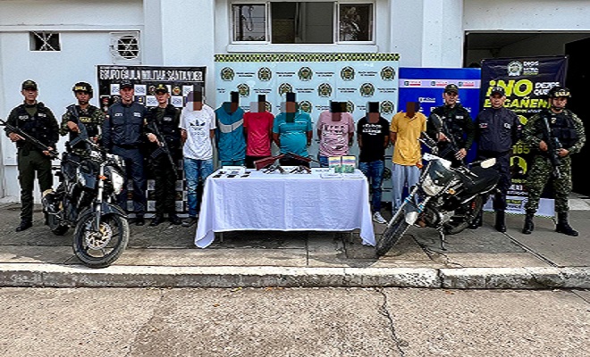 Golpe certero a la “Segunda Marquetalia” se capturan 7 integrantes del Frente 12.