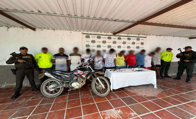 Fueron tres operativos simultáneos en los departamentos del Atlántico, Córdoba y Bolívar