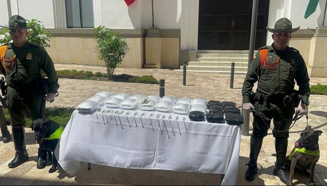 Fueron incautados 20.000 gramos de estupefacientes en una narco-encomienda 