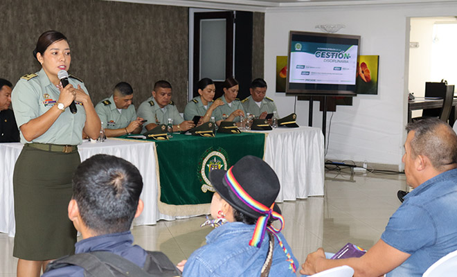 dirigida a la comunidad Payanés y líderes sociales