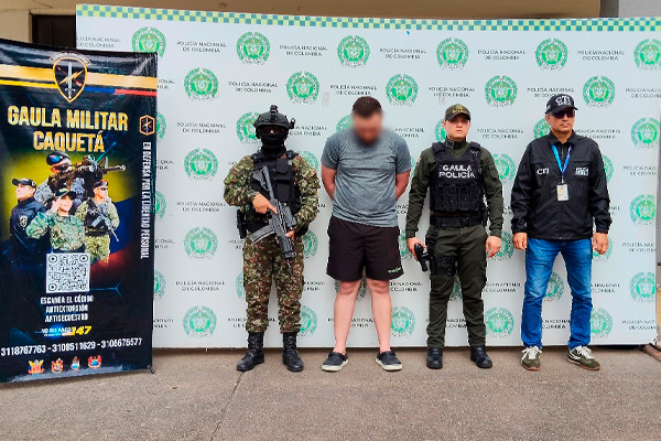 Gaula caquetá frusta extorsión