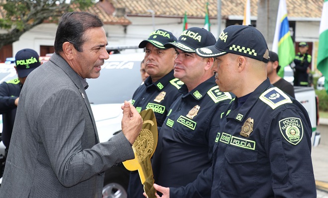 Gobernador de Santander y Comandante de Policía