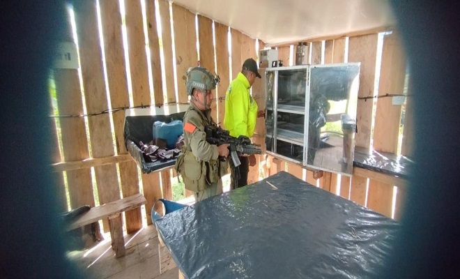 La Policía logró la ubicación y posterior destrucción de un laboratorio para el procesamiento de clorhidrato de cocaína