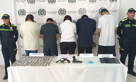 Golpe al microtráfico en La Jagua de Ibirico, Capturan a cinco personas en operativos simultáneos