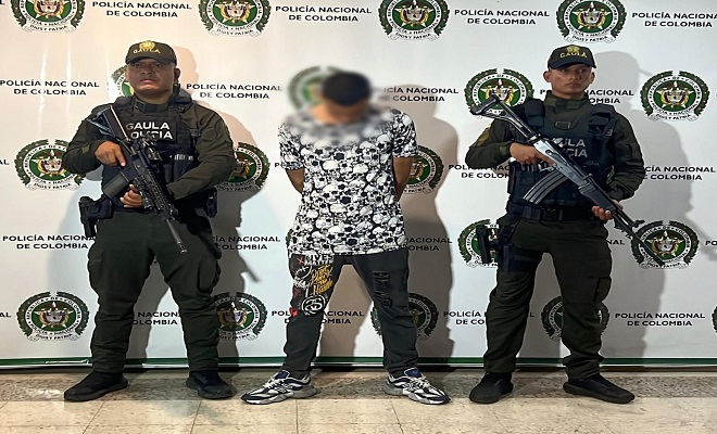 Grupo GAULA da captura a un sujeto conocido como "Yhan" por el delito de extorsión