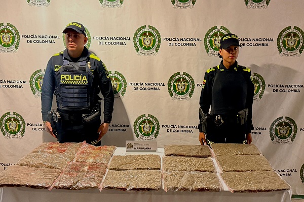 Hallazgo de 6 kilos de marihuana en zona boscosa de Neiva
