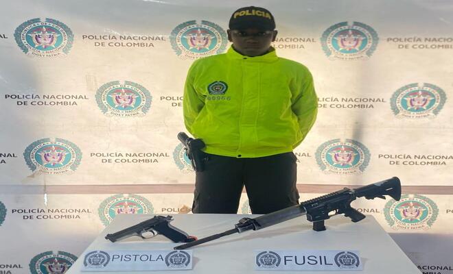 Hallan caleta con armas de fuego del GAO-r Frente Iván Ríos en Llorente 