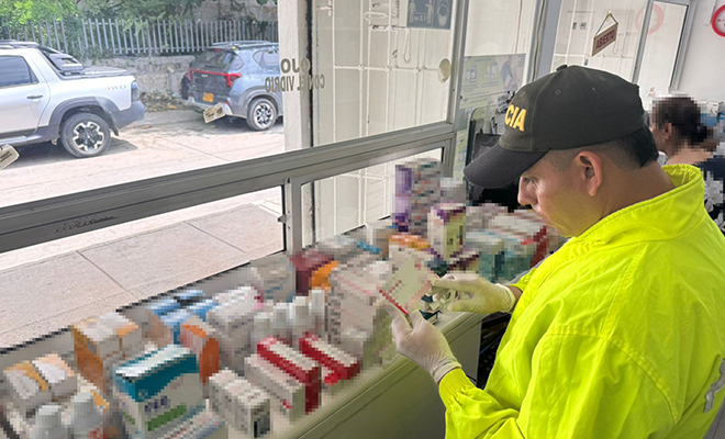 Incautación de 17.951 unidades de medicamentos de uso institucional en la ciudad de Cartagena..