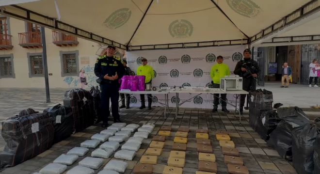 Incautación de 427 kilogramos de marihuana en Pasto