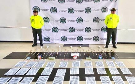 incautada 25 kilogramos de pólvora negra en Pasto