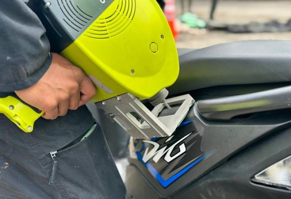 Jornada masiva de marcación de motocicletas