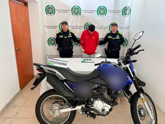Capturado 'Juan' por hurto y recuperada una motocicleta