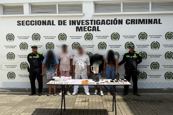 Capturados los '5G' por atracos y microtráfico en Cali