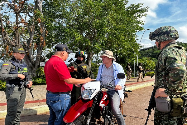 La Policía Metropolitana de Valledupar adelanta caravana de seguridad en San Diego y sus Corregimientos