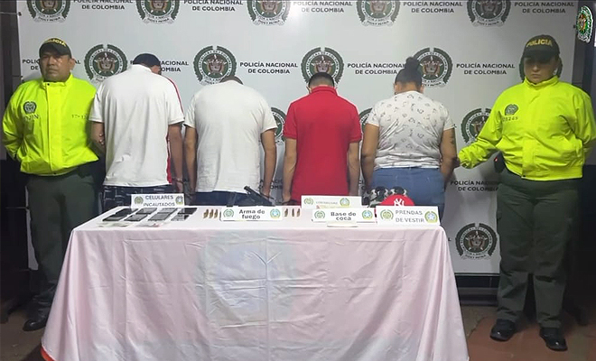 La Policía Nacional desarticuló en Villavicencio una red sicarial que reclutaba jóvenes para ejecutar hechos de violencia