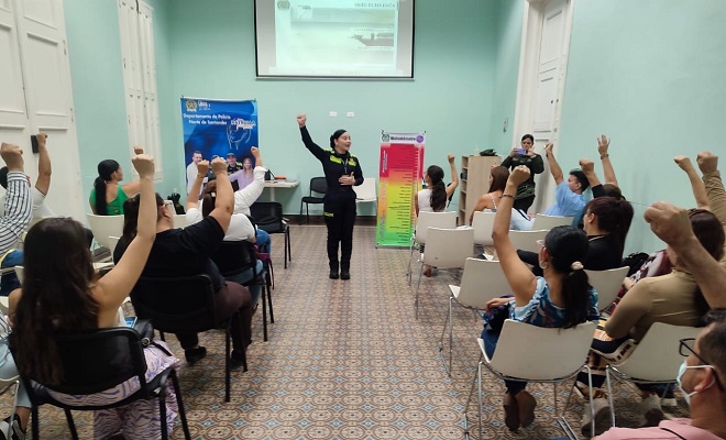 La Policía Nacional en Norte de Santander presenta el Violentómetro como estrategia