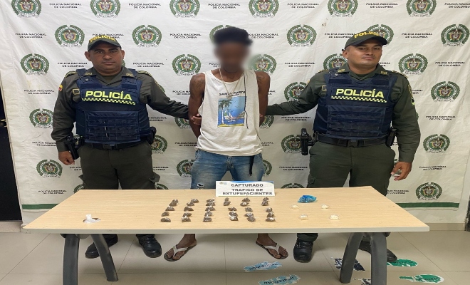 Cayó alias Chita, presunto expendedor de drogas en Arjona, Bolívar