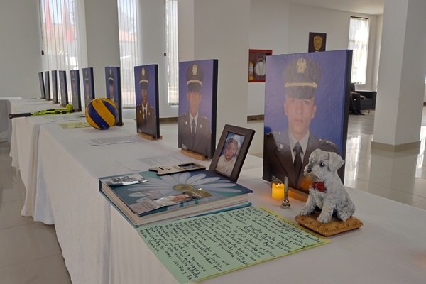 Los objetos más valiosos de los cadetes.