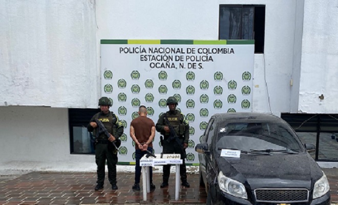 La Seccional de Tránsito y Transporte logró la captura en flagrancia de un joven de 29 años de edad