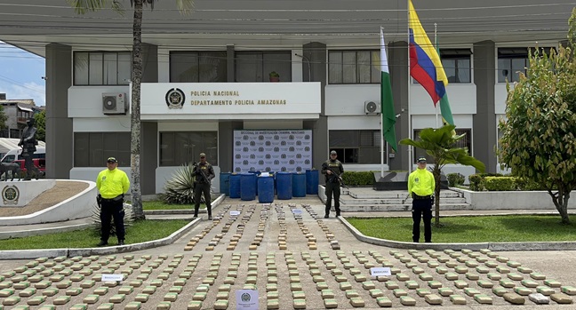 Más de 400 kilos de Marihuana fueron incautados a orillas del Río Amazonas