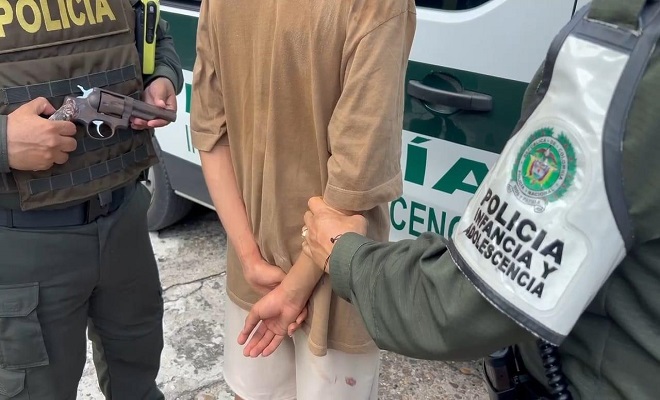 Menor de edad aprehendido en dos ocasiones con armas de fuego 