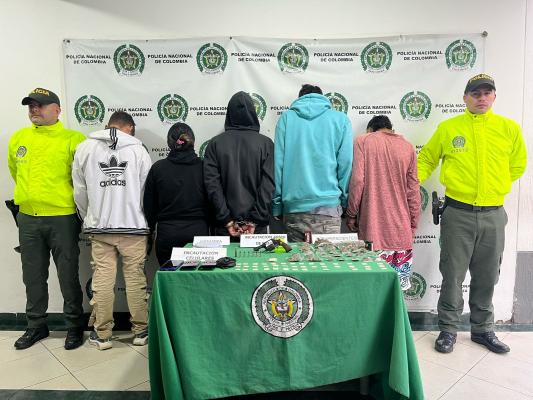 Operación contra el microtráfico en Chinchiná