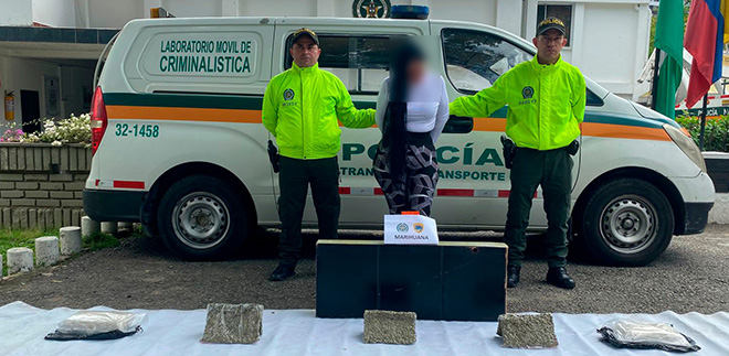 Ofensiva contra el Narcotráfico en las vías de Santander.