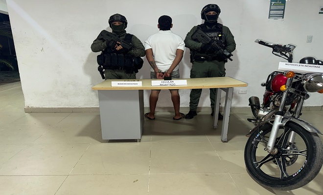 Capturadas dos personas y recuperada motocicleta hurtada en Tibú