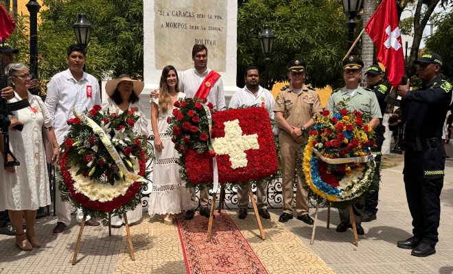Santa Cruz de Mompox conmemoró con orgullo los 215 años de la proclamación de su independencia