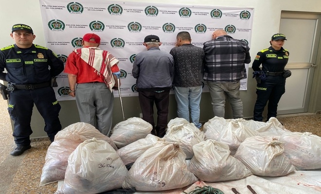 La Policía Capturó en Villeta a Cuatro Personas con un Extenso Prontuario Criminal