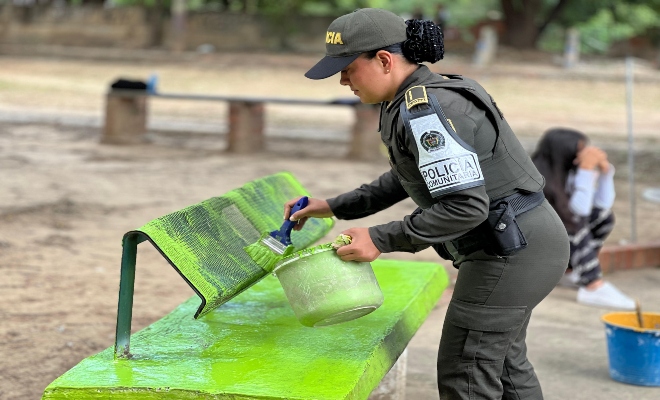 La Policía Nacional le apuesta a la recuperación de entornos