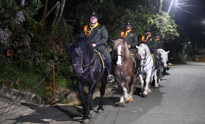 Patrullajes nocturnos en Santa Elena por parte de Carabineros 