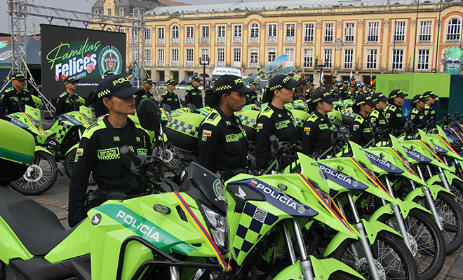 Personal uniformado comprometido para el plan navidad 2024