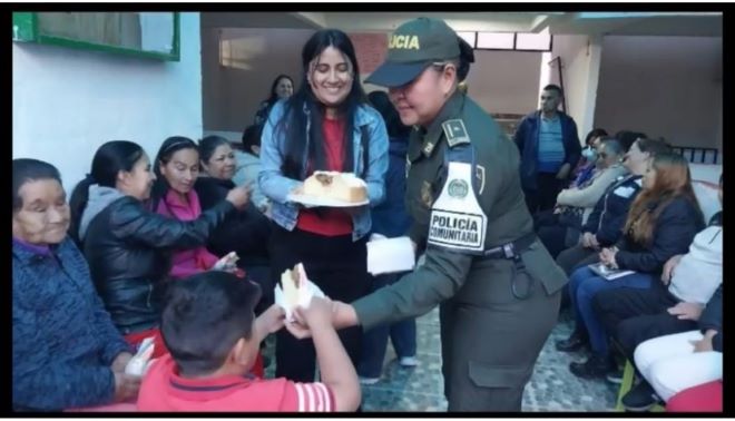 Policía Comunitaria lidera espacio pedagógico en San Luis 