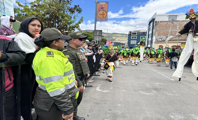 La Policía Nacional de Colombia garantiza seguridad y convivencia en este homenaje cultural a la Madre Tierra 