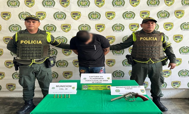 Capturado un hombre con arma de fuego ilegal