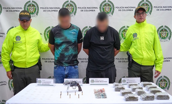 Operativo policial deja dos capturados por presunta actividad delictiva en Neiva