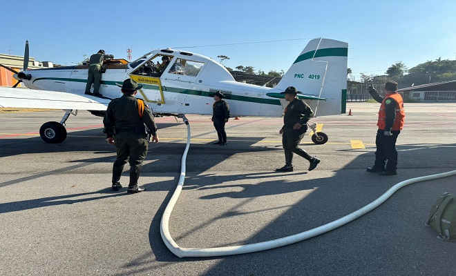 La Policía Nacional comprometida con la protección del medio ambiente ante incendios forestales