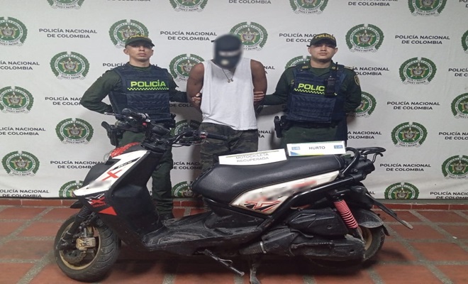 Policía frustra hurto de motocicletas