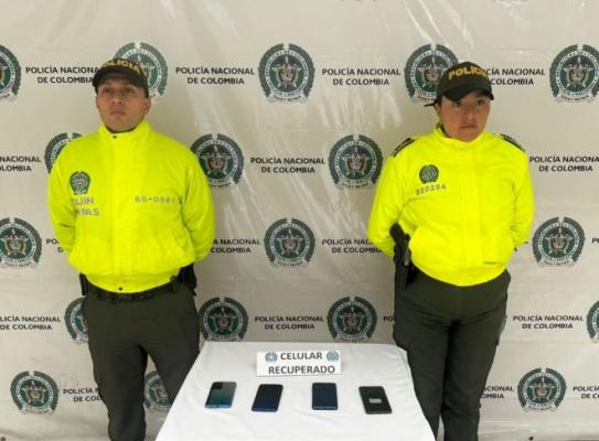 Gracias acciones para combatir el hurto de celulares, la Seccional de Investigación Criminal (SIJIN) 