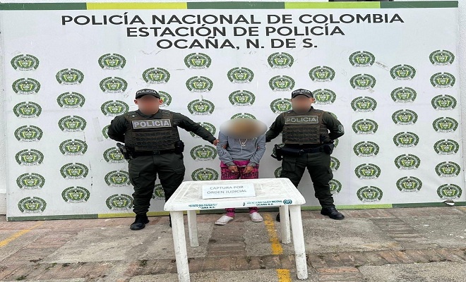 patrullas de Vigilancia logró la captura por orden judicial de una ciudadana requerida por los delitos de fuga de presos y tráfico, fabricación o porte de estupefacientes.