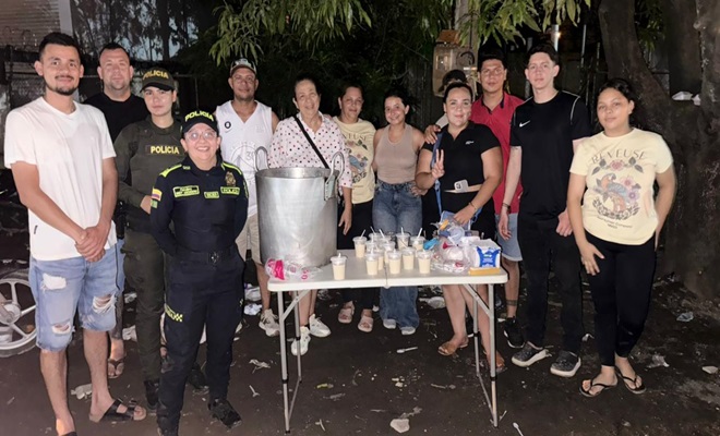 Policía con la comunidad